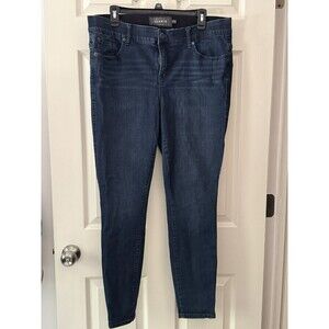 Torrid Jeans 16R Womens Blue Bombshell Skinny Denim Dark Wash Stretch Casual